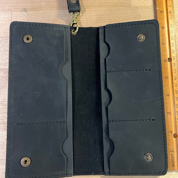 ❌ SOLD ❌ Handmade leather travel passport wristlet wallet. Brand new. - Picture 1 of 4